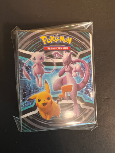 Pokemon Mini Card Binder - Pikachu, Mew, Mewtwo & Charizard
