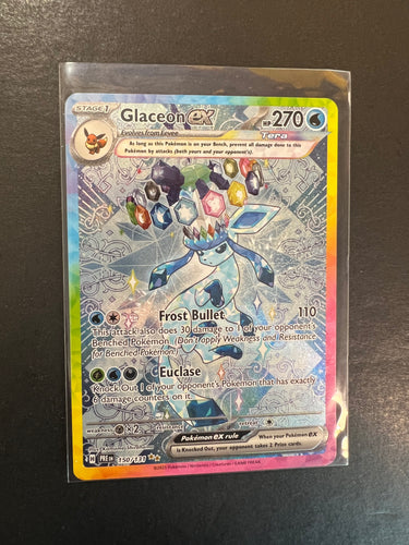 Glaceon ex - 150/131 Full Art Ultra Rare - Prismatic Evolutions Pokemon
