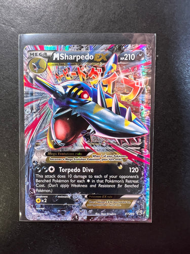 Mega M Sharpedo EX - XY200 Ultra Rare Promo