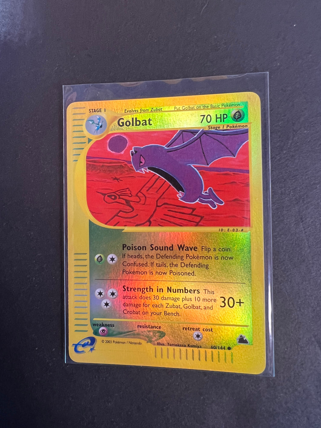 Golbat - 60/144 Reverse Holo - WOTC Pokemon Skyridge Set