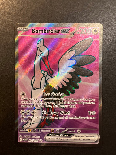 Bombirdier ex - 234/182 Full Art Ultra Rare - Paradox Rift