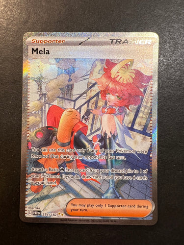 Mela - 254/182 Full Art Ultra Rare Trainer - Paradox Rift