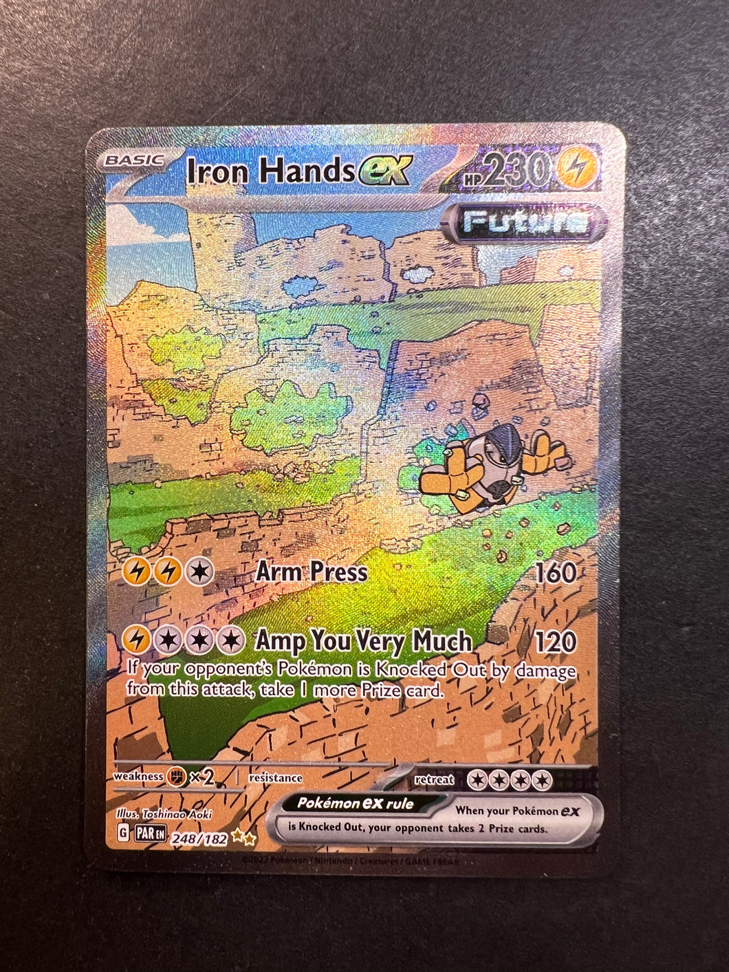 Iron Hands ex - 248/182 Full Art Ultra Rare - Paradox Rift JAB Games13 Iron Hands ex - 248/182 Full Art Ultra Rare - Paradox Rift JAB Games13