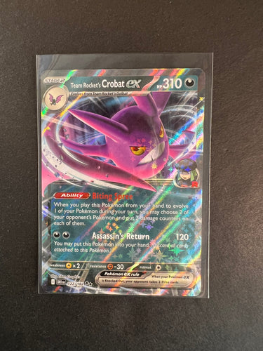 Team Rocket’s Crobat ex - 122/182 Ultra Rare - Destined Rivals