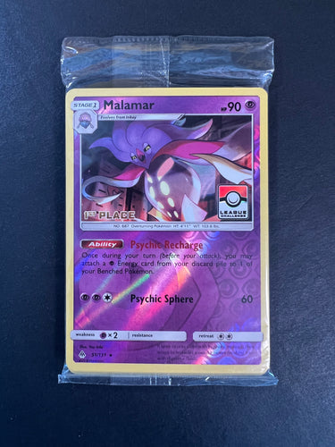 Malamar - 51/131 Reverse Holo 1st Place - Pokemon League Promo Pack