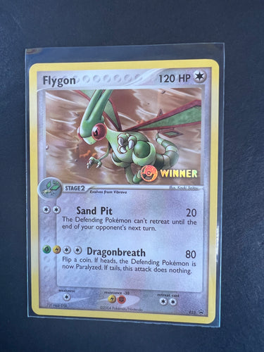 Flygon - #025 “Winner” Stamped Promo - Pokemon League