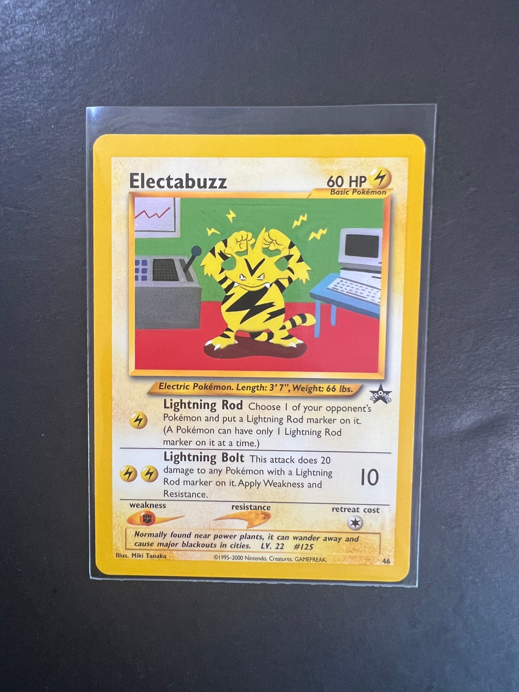 Electabuzz - #46 Black Star Promo - Pokemon WOTC