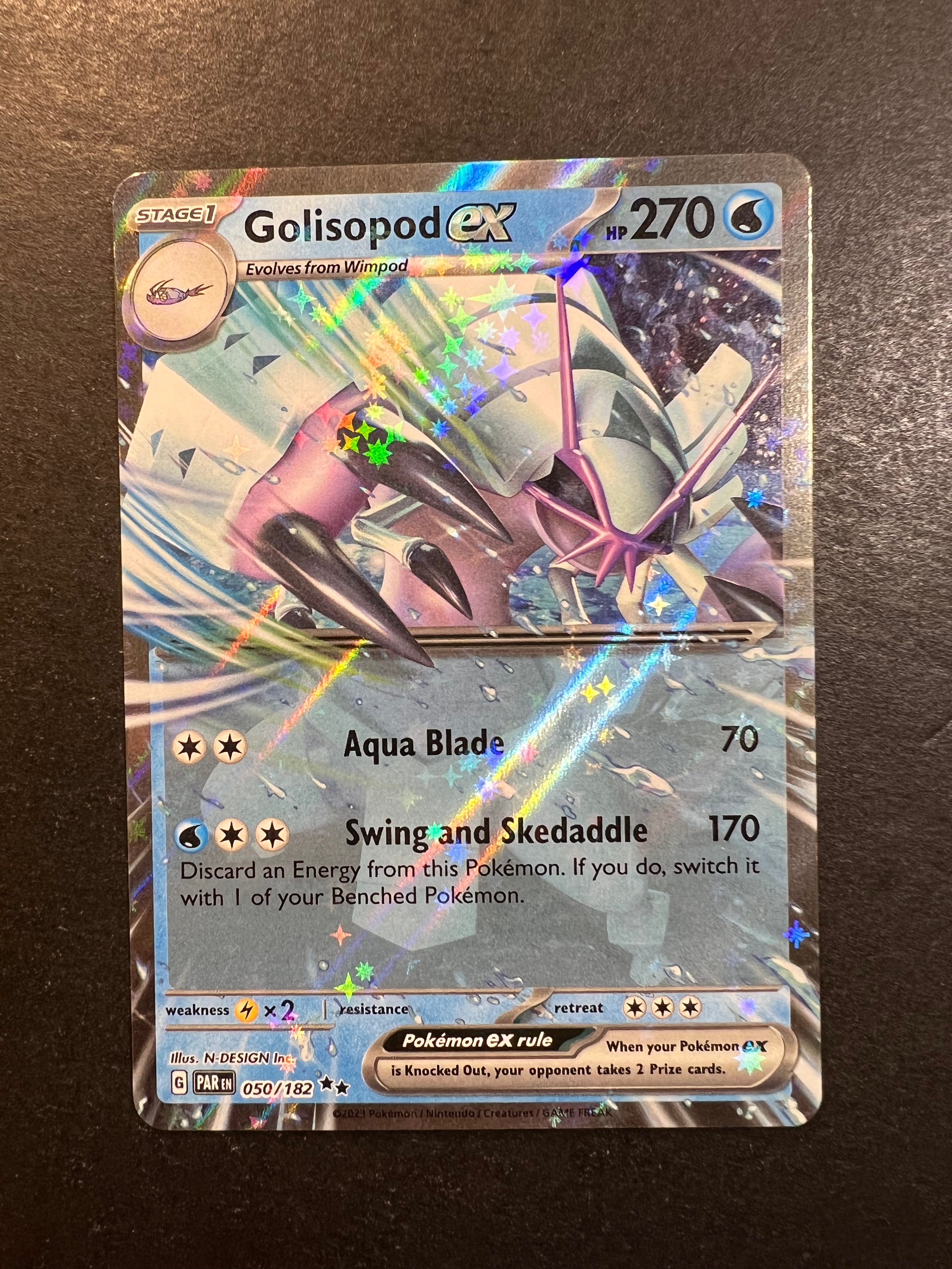 Golisopod ex - 050/182 Ultra Rare - Paradox Rift JAB Games13 Golisopod ex - 050/182 Ultra Rare - Paradox Rift JAB Games13