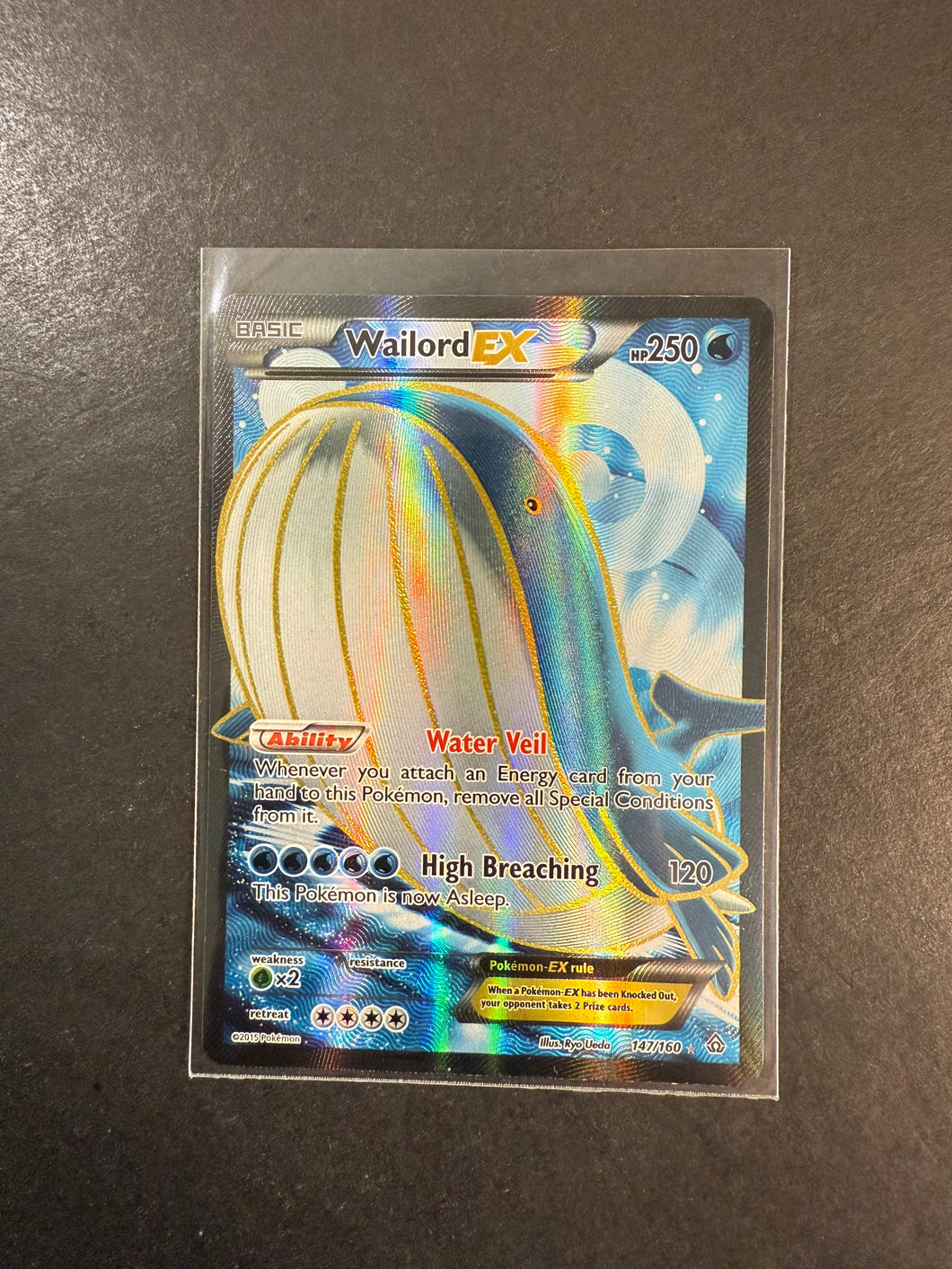 Wailord EX - 147/160 Full Art Ultra Rare - XY Primal Clash