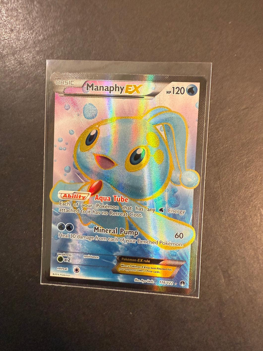 Manaphy EX - 116/122 Full Art Ultra Rare - XY Breakpoint