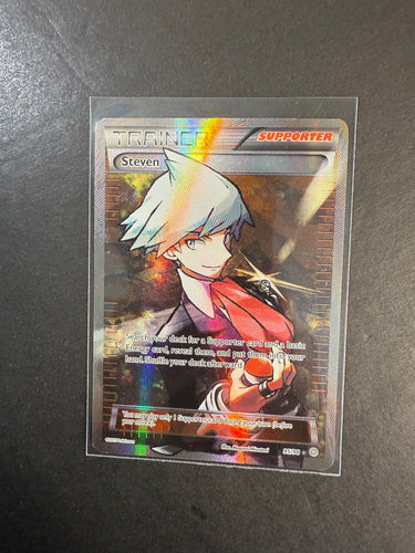 Steven - 95/98 Full Art Ultra Rare Trainer - XY Ancient Origins