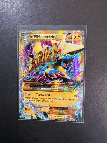 M Mega Manectric EX - 120/119 Full Art Secret Rare - XY Phantom Forces