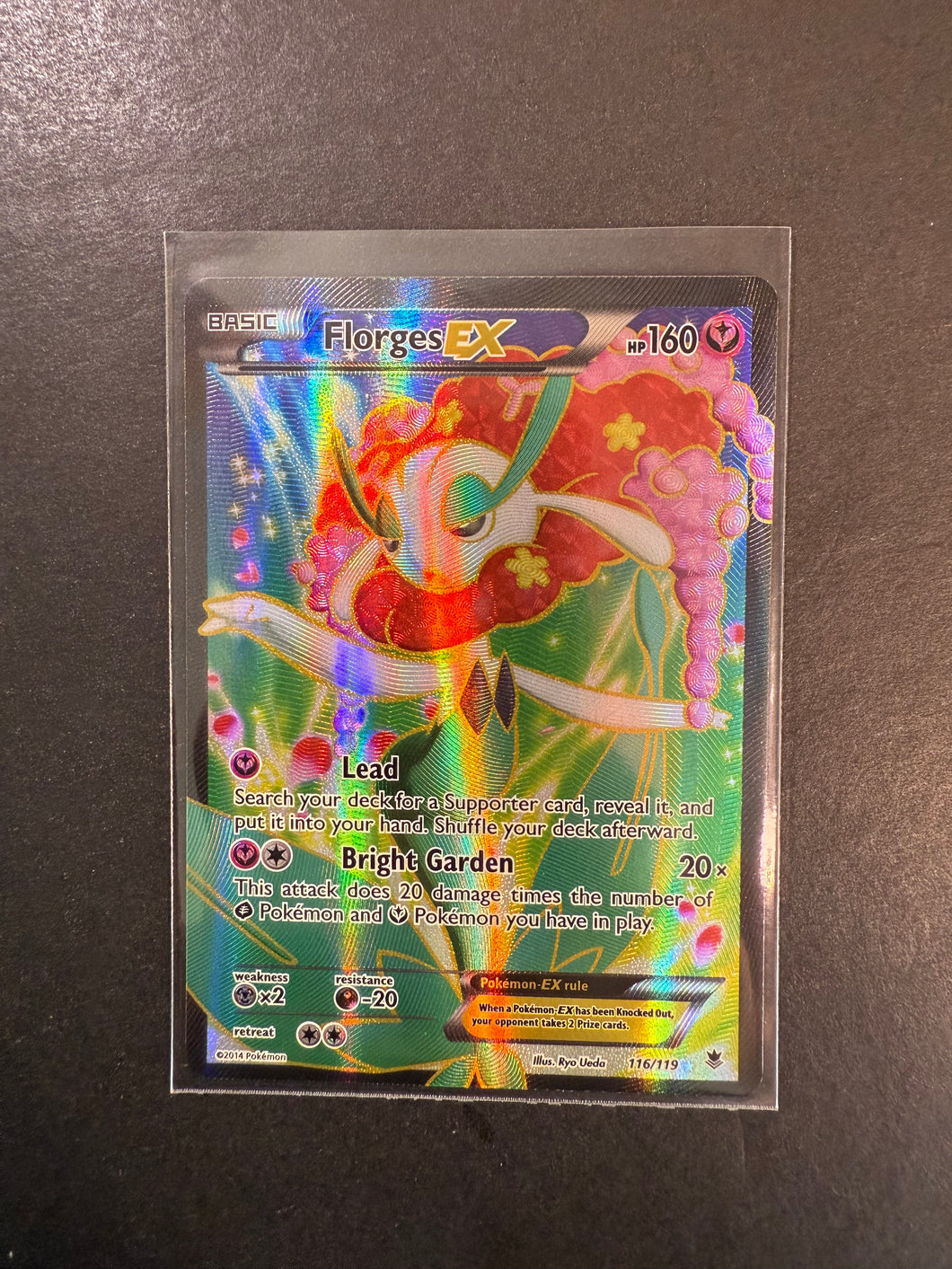Florges EX - 116/119 Full Art Ultra Rare - XY Phantom Forces