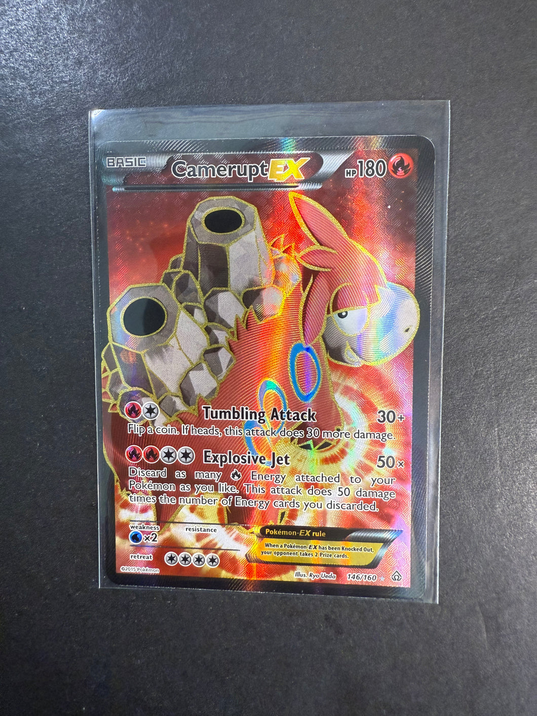Camerupt EX - 146/160 Full Art Ultra Rare - XY Primal Clash
