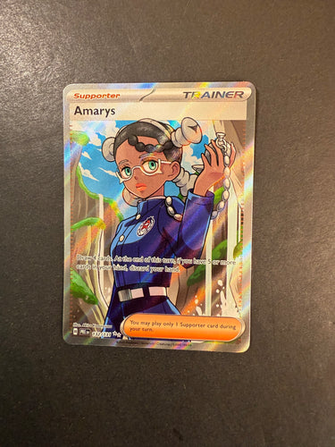 Amarys - 132/131 Full Art Ultra Rare Trainer - Prismatic Evolutions