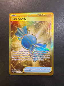 Rare Candy - 256/198 Gold Full Art Ultra Rare Trainer - Scarlet & Violet Set