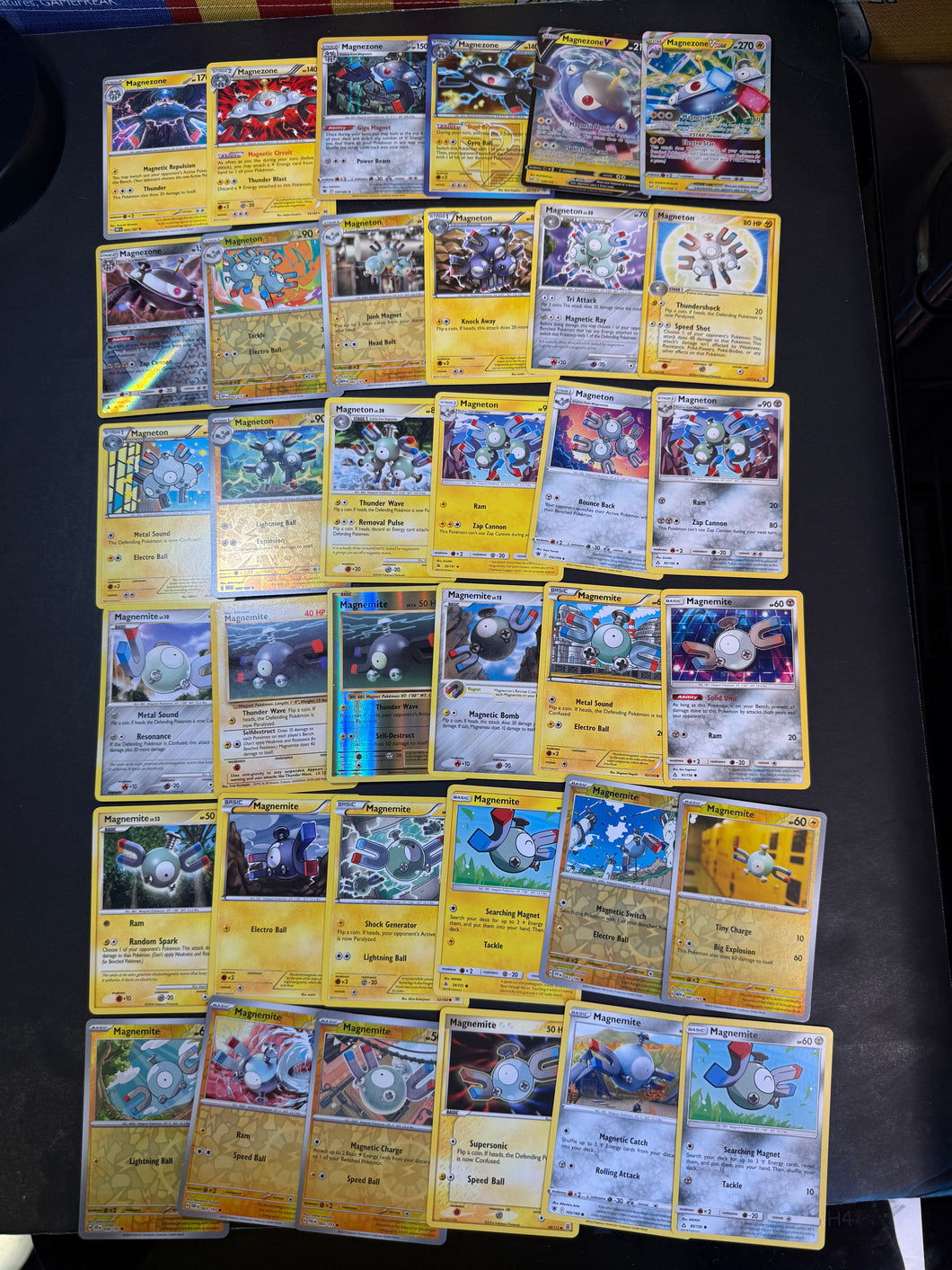 rare magnemite card Pokemon Magnemite, Magneton and Magnezone V Card Lot - 36 Cards