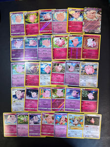 Pokemon Cleffa, Clefairy and Clefable ex Card Lot - 31 Cards - Holo Rare & Vintage Collection!