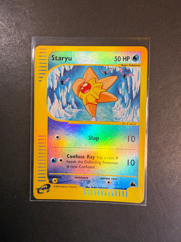Staryu - 104/144 Reverse Holo - Pokemon WOTC Skyridge Set!