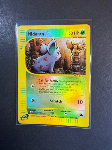 Nidoran Female - 81/144 Reverse Holo - Pokemon WOTC Skyridge Set