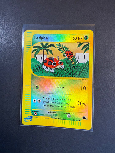 Ledyba - 73/144 Reverse Holo - Pokemon WOTC Skyridge Set