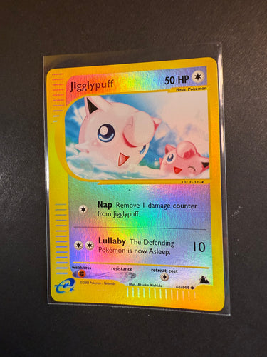 Jigglypuff - 68/144 Reverse Holo - Pokemon WOTC Skyridge Set