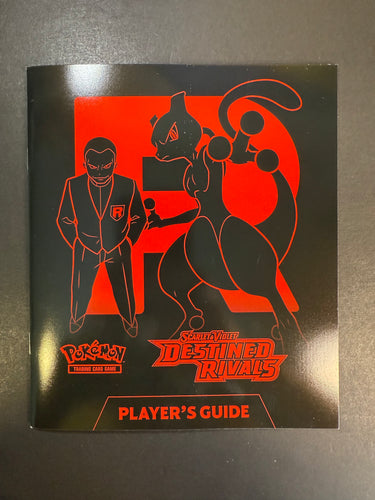 Pokemon Destined Rivals Player’s Guide Book - Giovanni & Mewtwo - Team Rocket