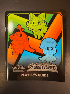 Pokemon Paldea Evolved Player’s Guide Book - Fuecoco, Quaxly & Sprigatito