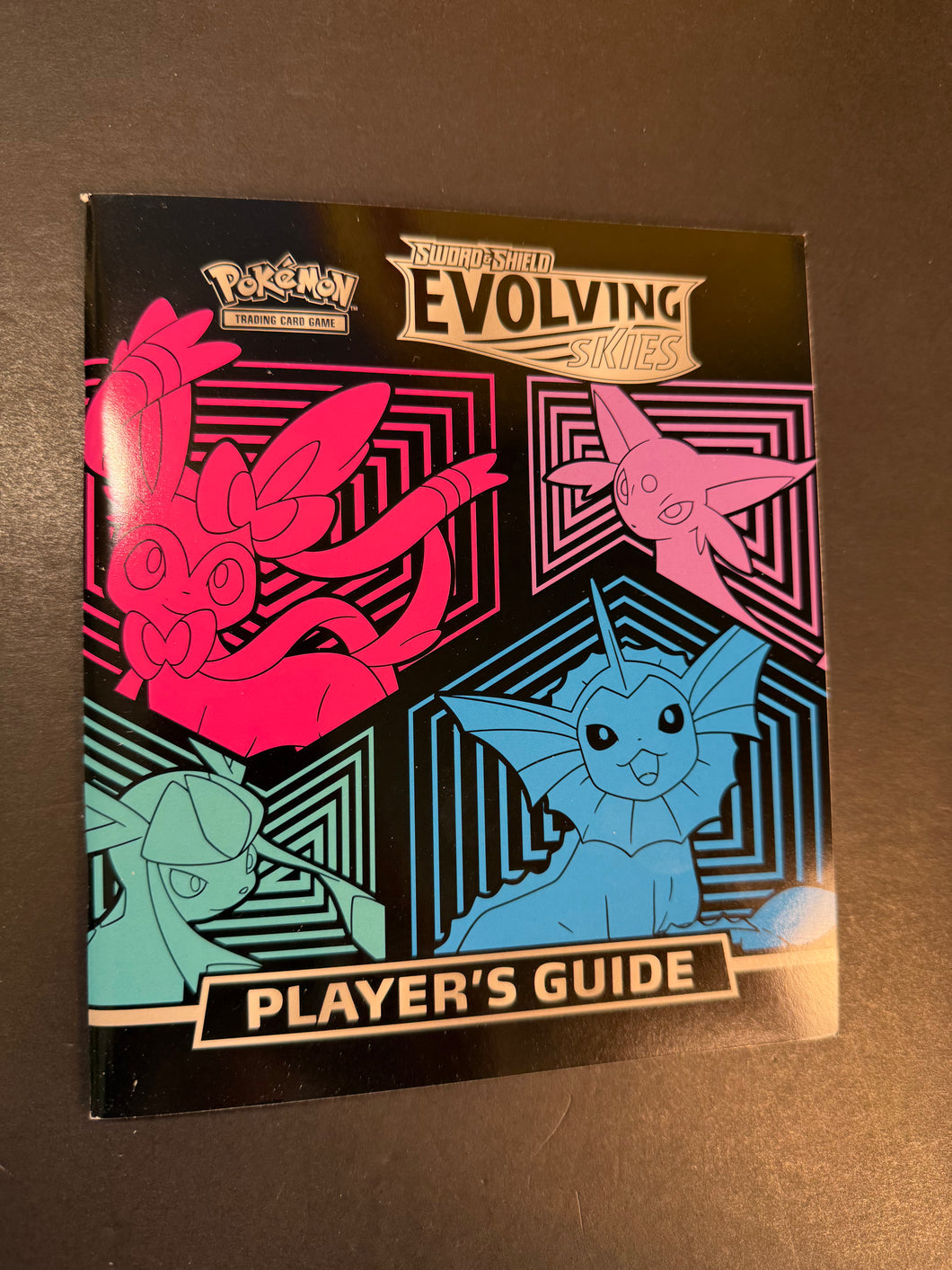 Pokemon Evolving Skies Player’s Guide Book - Sylveon, Espeon, Glaceon & Vaporeon
