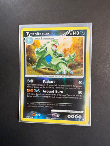 Tyranitar - 17/123 Reverse Holo Rare - Mysterious Treasures