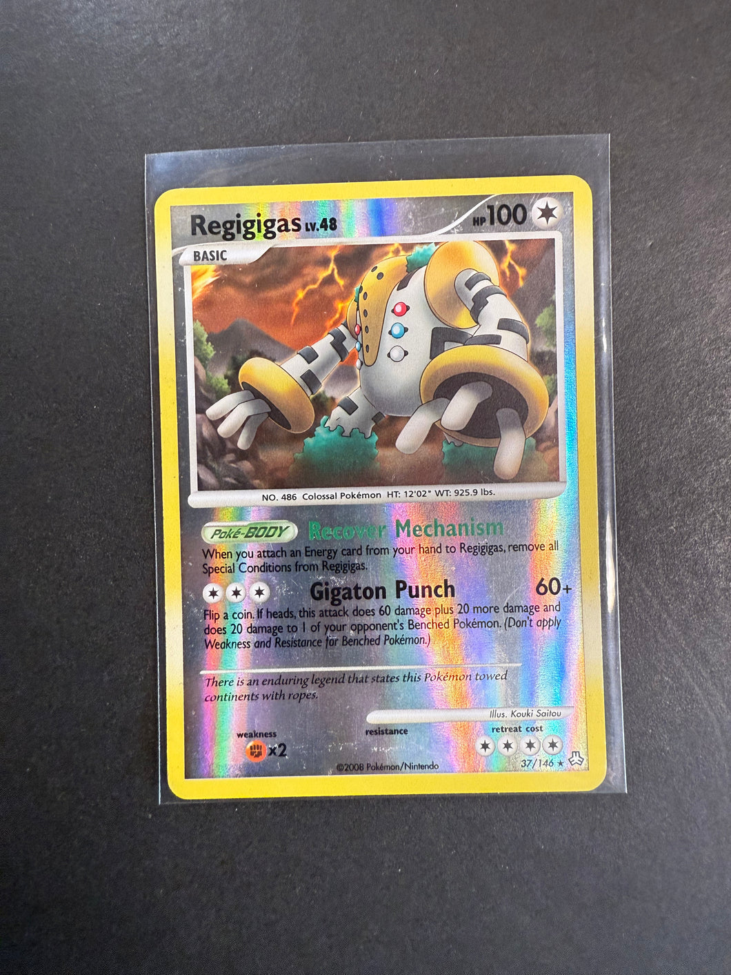 Regigigas - 37/146 Reverse Holo Rare - Legends Awakened