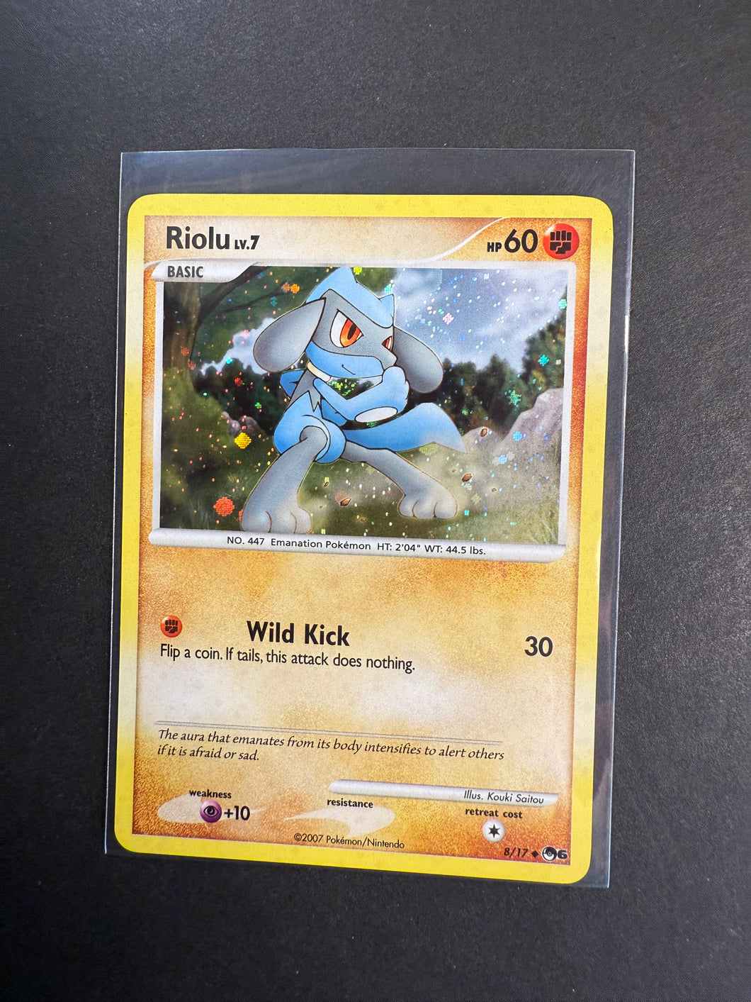 Riolu - 8/17 Holo Rare Promo - POP Series 6
