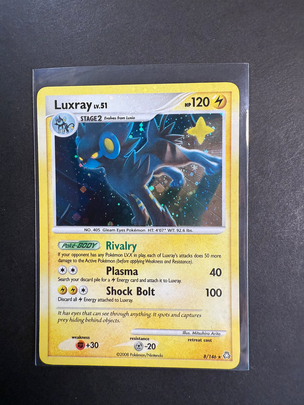 Luxray - 8/146 Holo Rare - Legends Awakened
