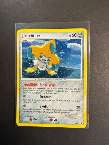 Jirachi - 7/111 Holo Rare - Platinum Rising Rivals