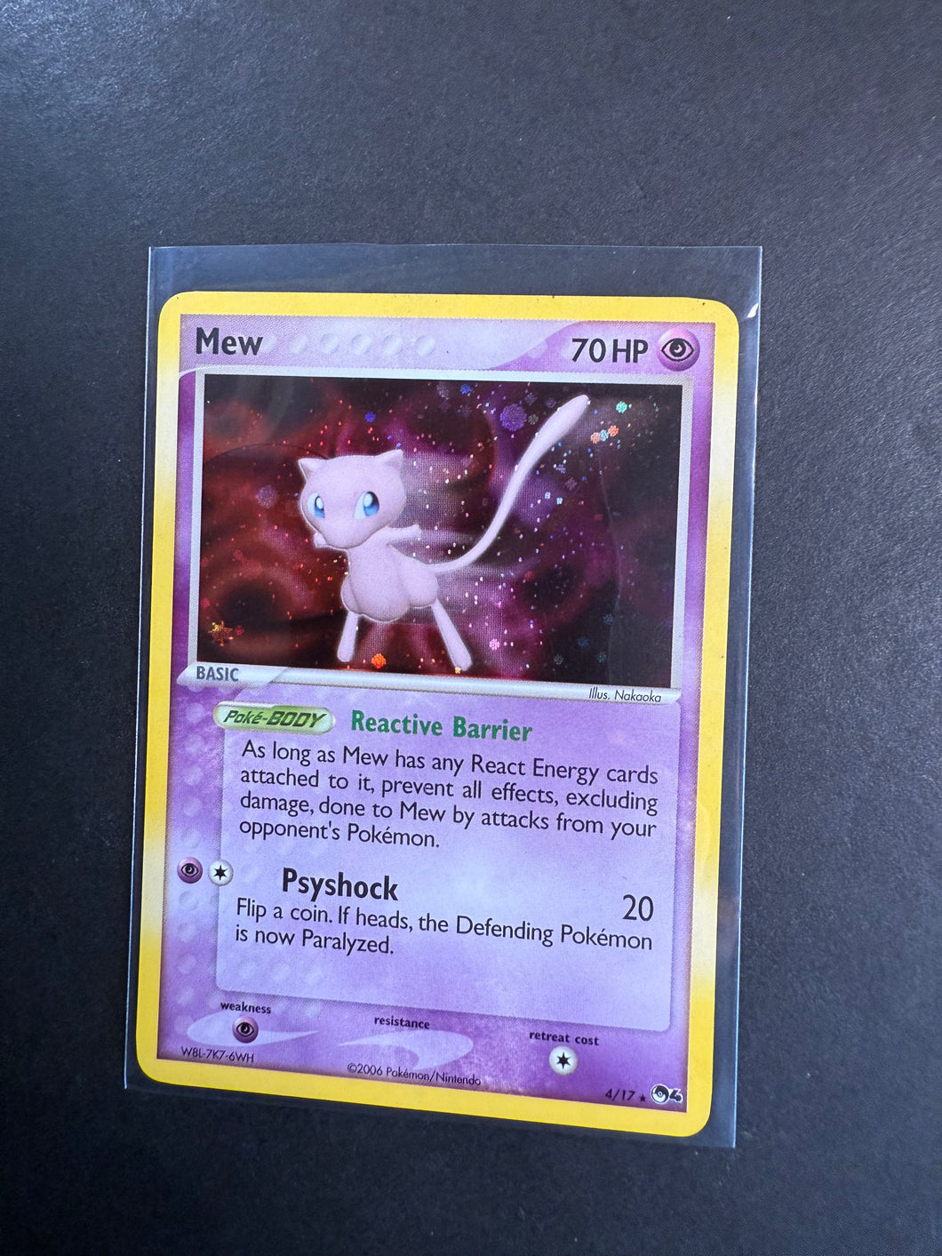 Mew - 4/17 Holo Rare Promo - POP Series 4