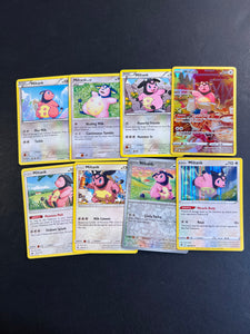 Pokemon Miltank Card Lot - 8 Cards - Holo Rare, Reverse Holos and Vintage!