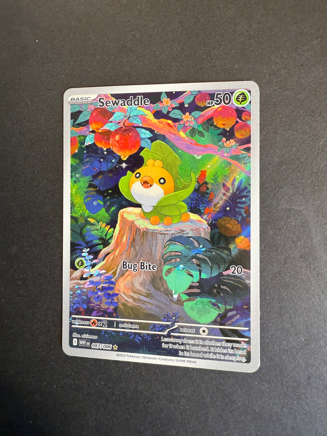 Sewaddle - 087/086 Ultra Rare - Pokemon White Flare Set!