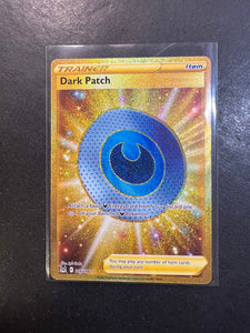 Dark Patch - 216/196 Gold Full Art Secret Rare Trainer - Lost Origin