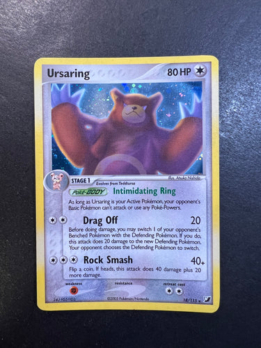 Ursaring - 18/115 Holo Rare - Ex Unseen Forces