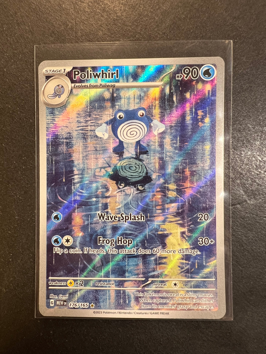 Poliwhirl - 176/165 Ultra Rare - Pokemon 151 Set