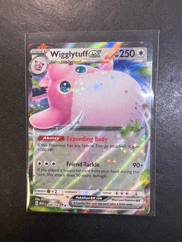 Wigglytuff ex - 040/165 Ultra Rare - Pokemon 151 Set