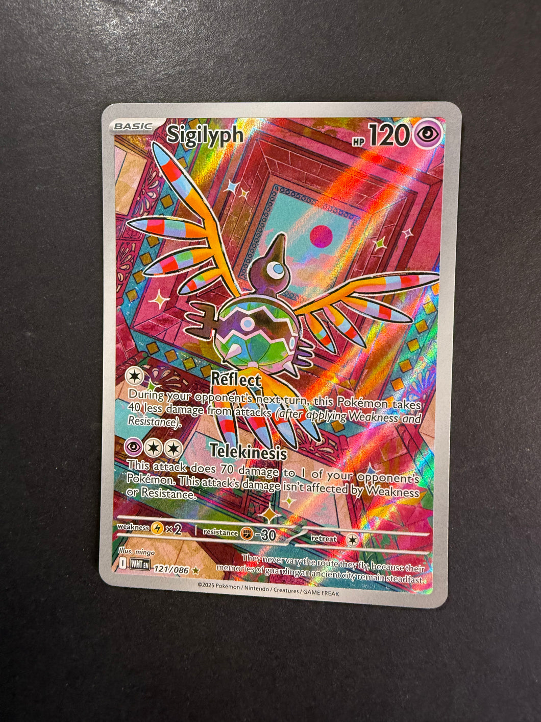 Sigilyph - 121/086 Ultra Rare - Pokemon White Flare