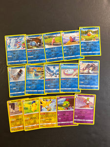Pokemon GO Complete Reverse Holo Card Set - 58 Cards + 5 Ultra Rare V & VMax Cards!