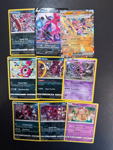 Pokemon Hoopa Card Lot - 9 Cards - Ultra Rare ex, V, Holo and Reverse Holos!