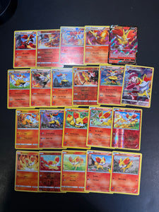 Pokemon Fennekin, Braixen and Delphox Card Lot - 21 Cards - Ultra Rare V, Holo Rare, Reverse Holos and Promo Cards!