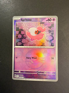 Spritzee - 038/132 Pokeball Holo Rare - Prismatic Evolutions