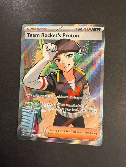 Team Rocket’s Proton - 227/182 Full Art Ultra Rare Trainer - Destined Rivals