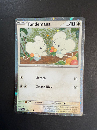 Tandemaus - 167/193 Holo Rare Promo - Paldea Evolved
