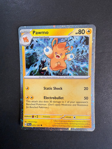 Pawmo - 075/193 Holo Rare Promo - Paldea Evolved