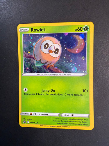 Rowlet - SWSH220 Cosmo Holo Rare Promo
